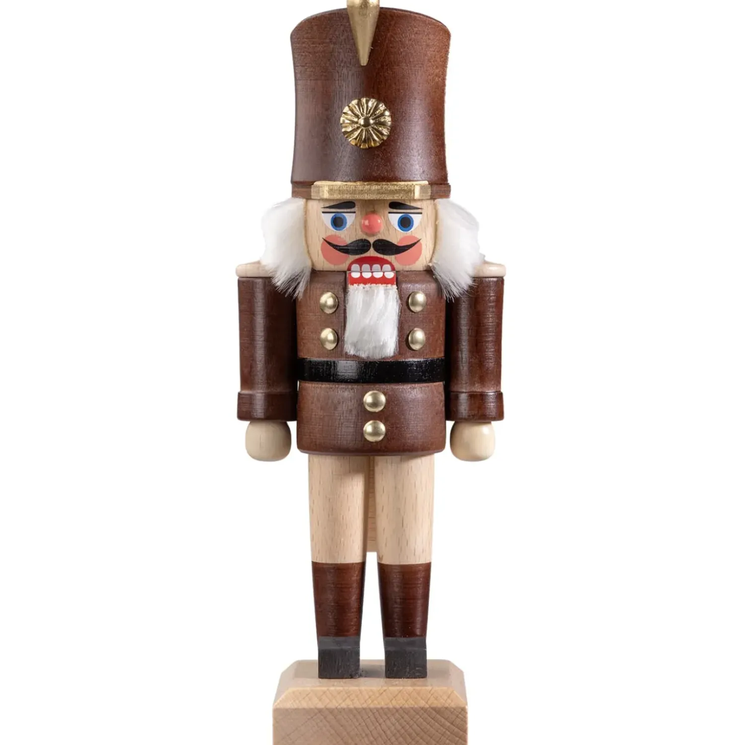 HODREWA Nussknacker "Gardesoldat", Braun/Lasiert, 20,5 Cm