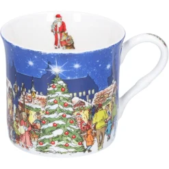 Käthe Wohlfahrt Porzellan-Tasse "Weihnachtsmarkt"