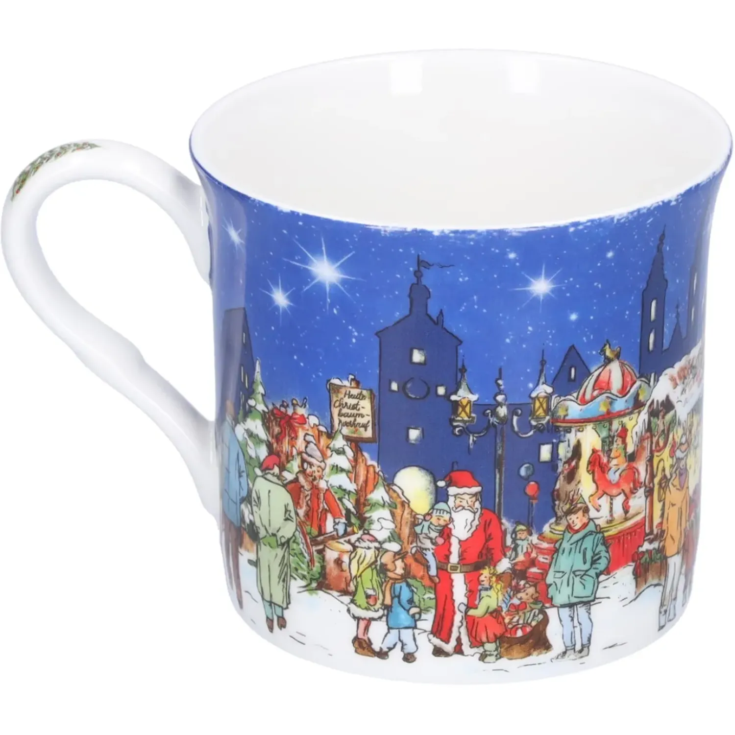 Käthe Wohlfahrt Porzellan-Tasse "Weihnachtsmarkt"