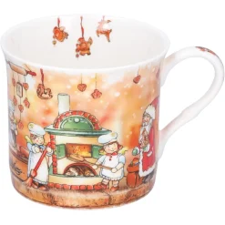 Käthe Wohlfahrt Porzellan-Tasse "Weihnachtsbackerei"