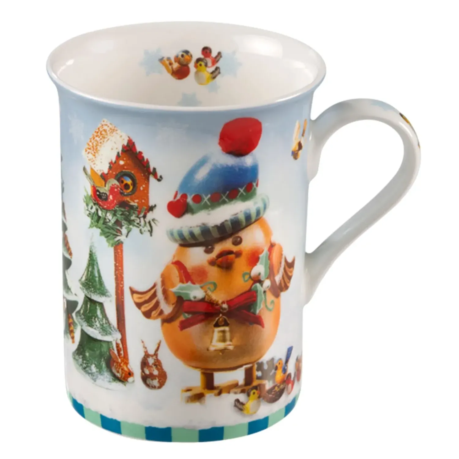 Käthe Wohlfahrt Porzellan-Tasse "Wintergezwitscher"