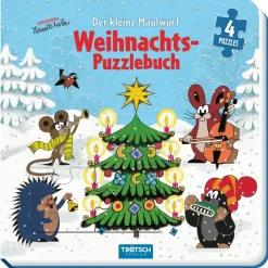 Trötsch Verlag Puzzlebuch Zu Weihnachten "Der Kleine Maulwurf"