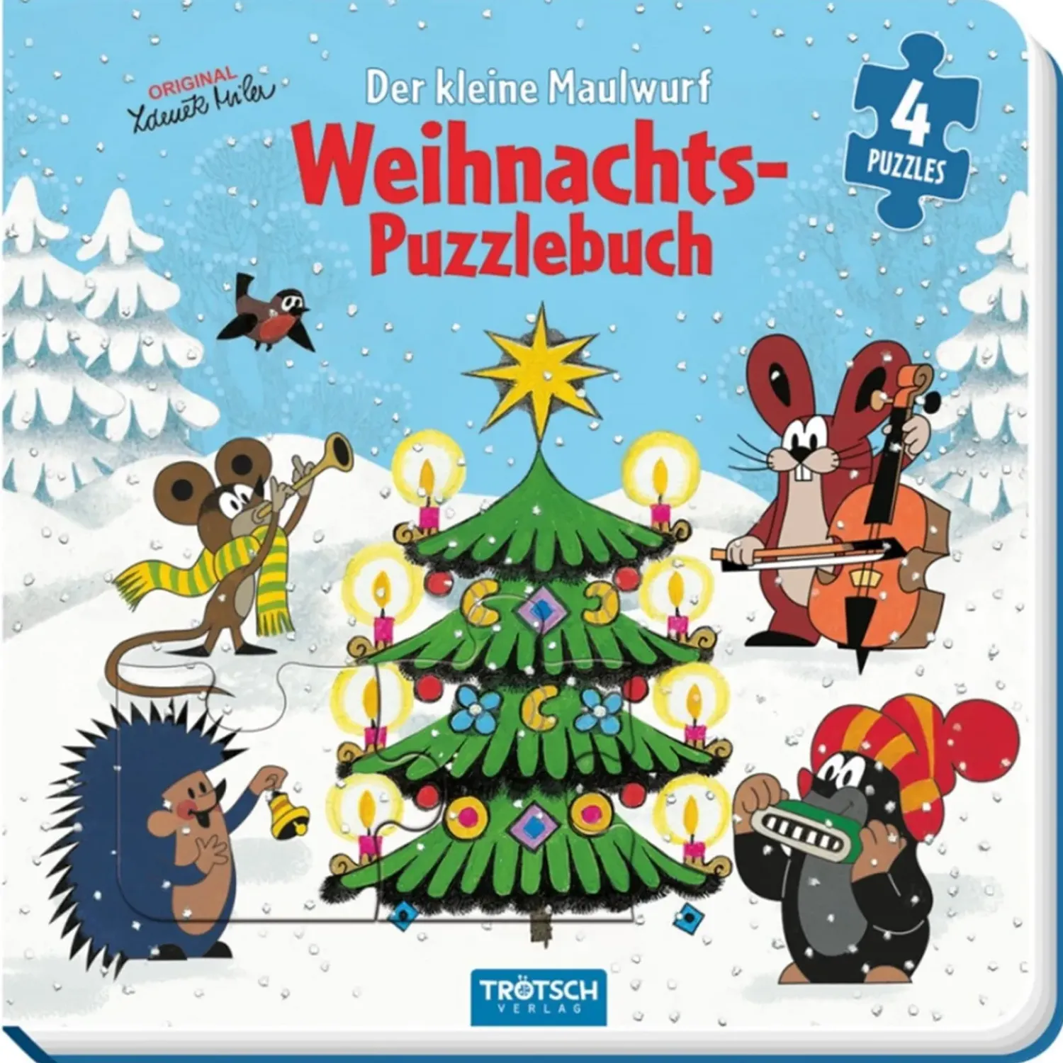 Trötsch Verlag Puzzlebuch Zu Weihnachten "Der Kleine Maulwurf"