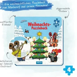 Trötsch Verlag Puzzlebuch Zu Weihnachten "Der Kleine Maulwurf"
