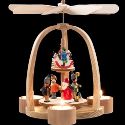 Käthe Wohlfahrt Pyramide "Weihnachtsmann Und Reiterlein"