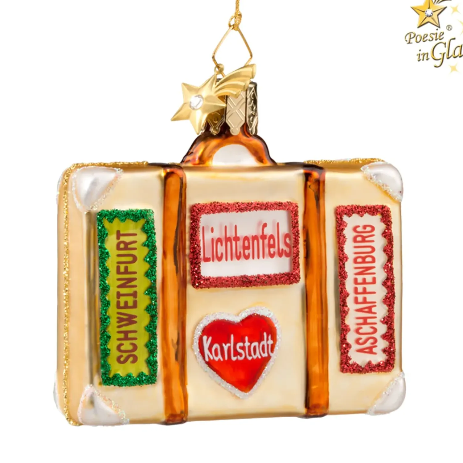 Poesie in Glas Reisekoffer Stadte Am Main