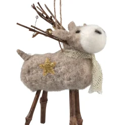 Käthe Wohlfahrt Rentier Mit Schal Aus Filz