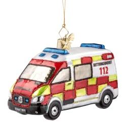 Poesie in Glas Rettungswagen