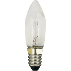 Käthe Wohlfahrt Riffelkerzen, 46V/3W/E10, Hohe 40Mm