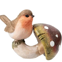 Käthe Wohlfahrt Rotkehlchen Auf Pilz