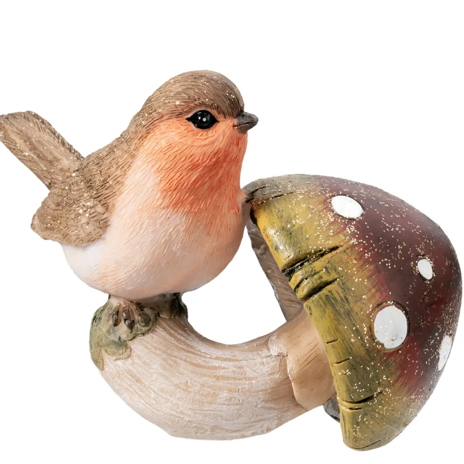 Käthe Wohlfahrt Rotkehlchen Auf Pilz