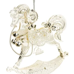 Käthe Wohlfahrt Schaukelpferd, Versilbert