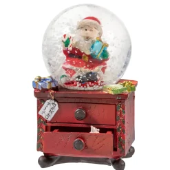 Käthe Wohlfahrt Schneekugel "Geschenkezeit"