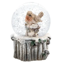 Käthe Wohlfahrt Schneekugel "Rotkehlchen"