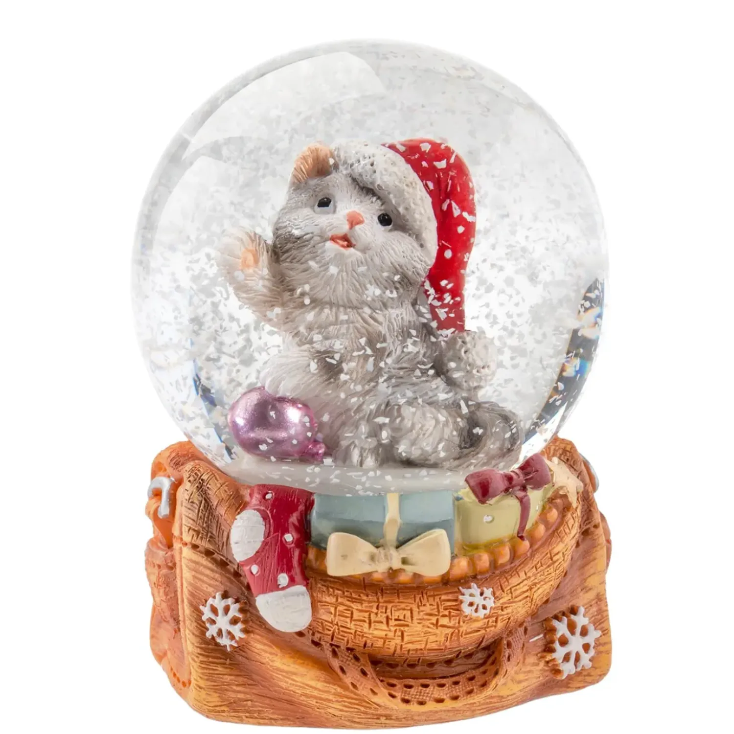 Käthe Wohlfahrt Schneekugel "Weihnachtskatze"