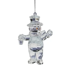 Käthe Wohlfahrt Schneemann Mit Laterne, Acryl