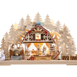 Käthes Original Schwibbögen "In Der Weihnachtsbackerei", 115V Mit Usb A-Anschluss