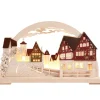 RATAGS Holzdesign Schwibbögen "Rothenburg Plonlein", 115 V Mit Usb A-Anschluss