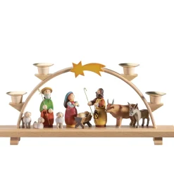 Käthes Original Schwibbögen "Weihnachtsabend"