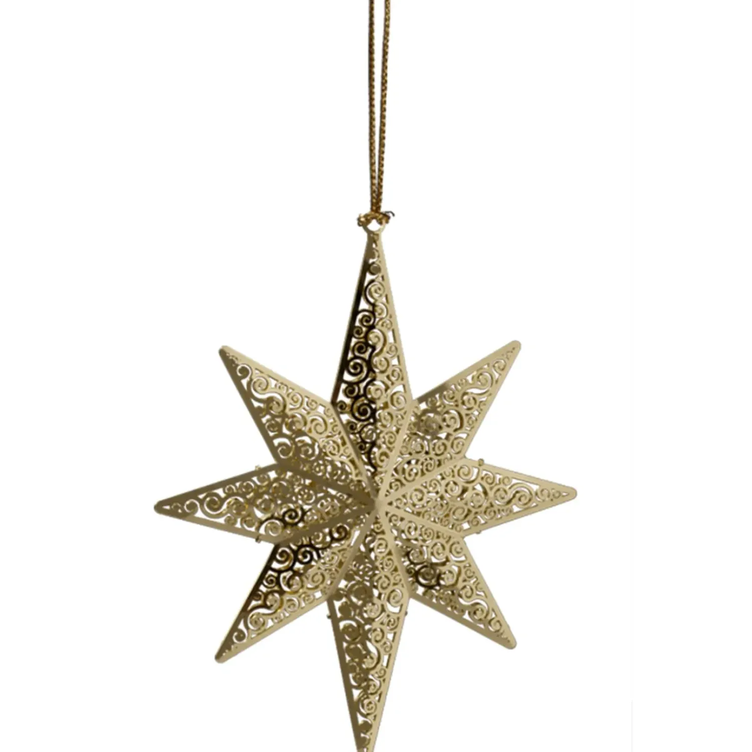 Käthe Wohlfahrt Stern Filigran, Goldfarben