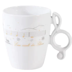Meissen Porzellan Tasse "Leise Rieselt Der Schnee"