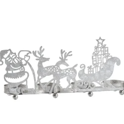 Käthe Wohlfahrt Teelichthalter "Rentierschlitten", Silber