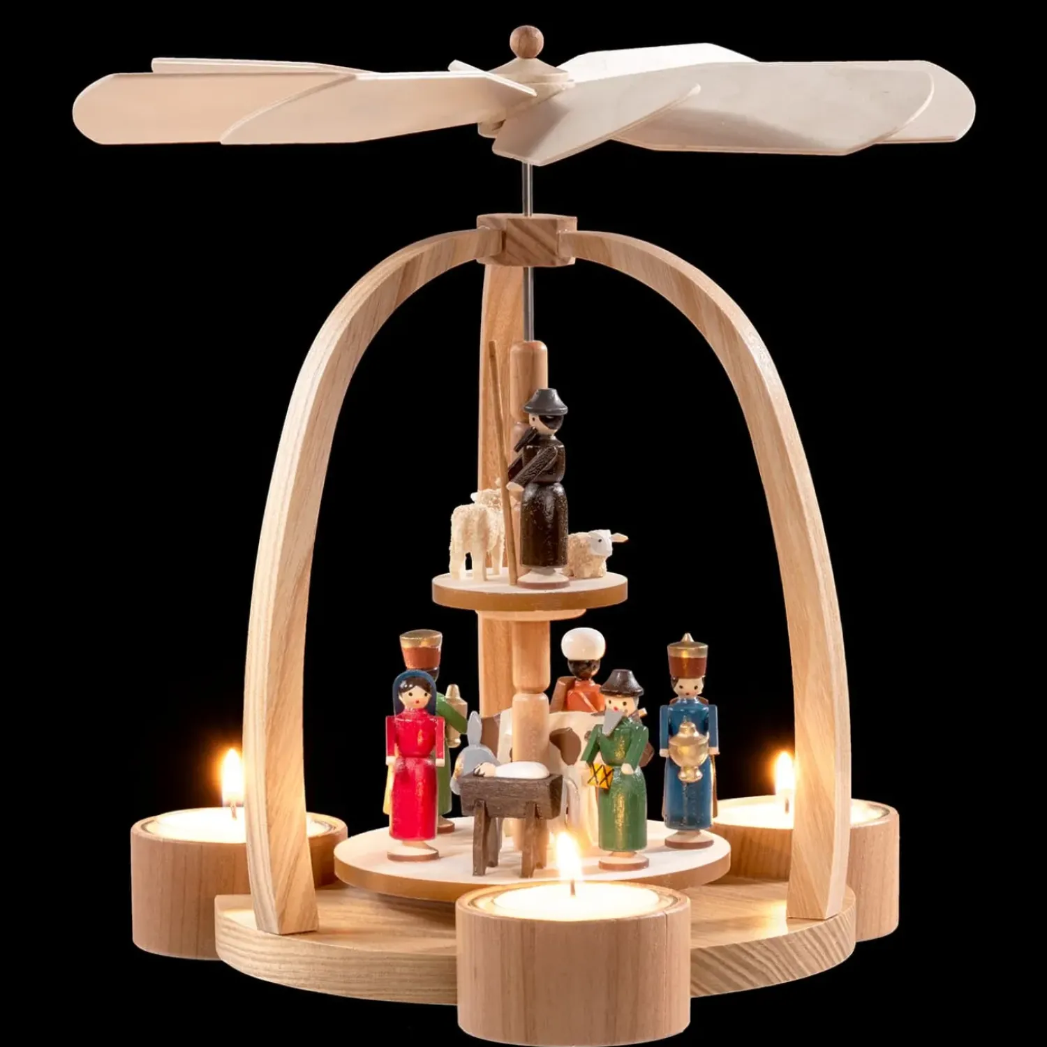 Käthe Wohlfahrt Teelicht-Pyramide Christi Geburt