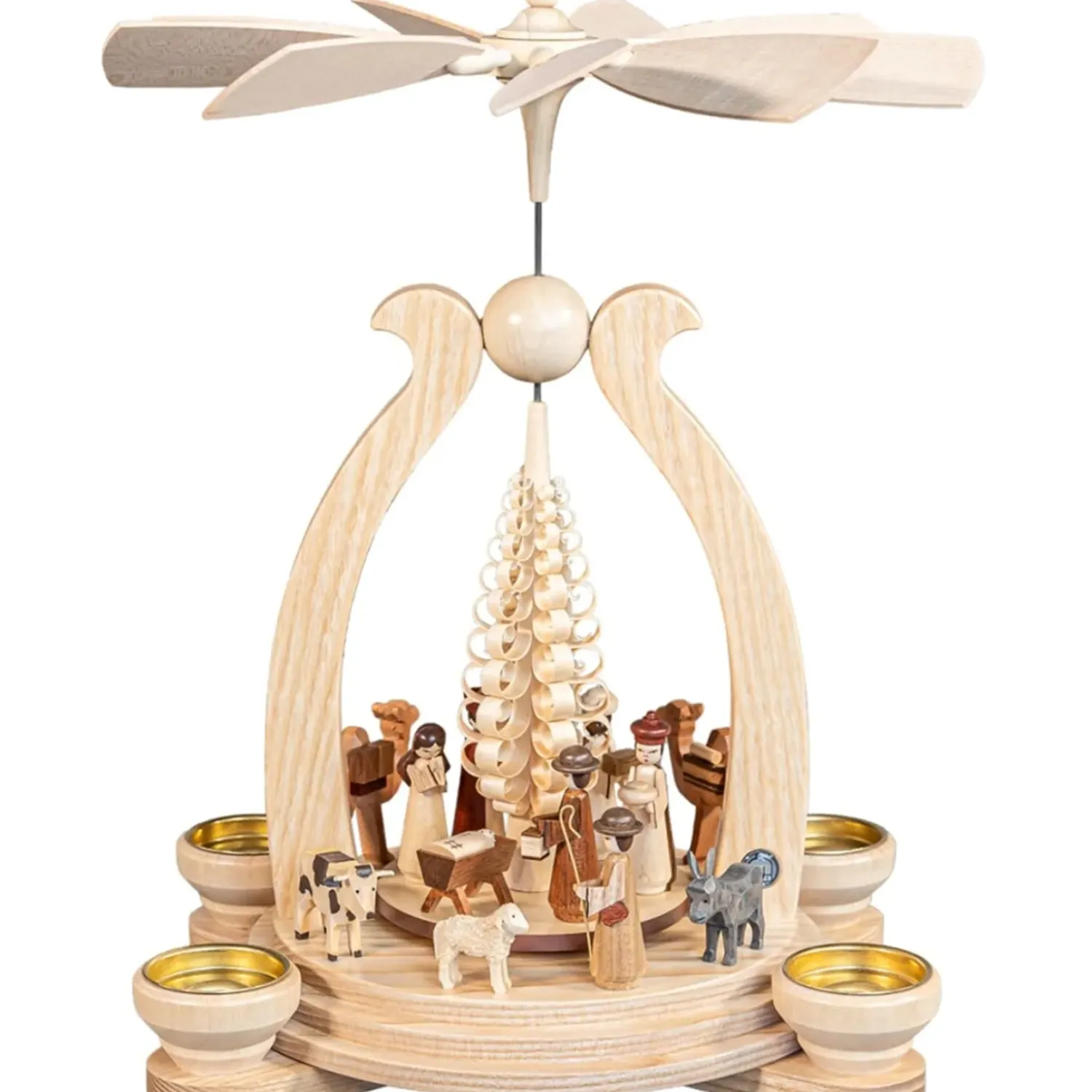 Müller Kleinkunst Teelicht-Pyramide "Heilige Geschichte"