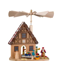 Richard Glässer Teelicht-Pyramide "Lebkuchenhaus"