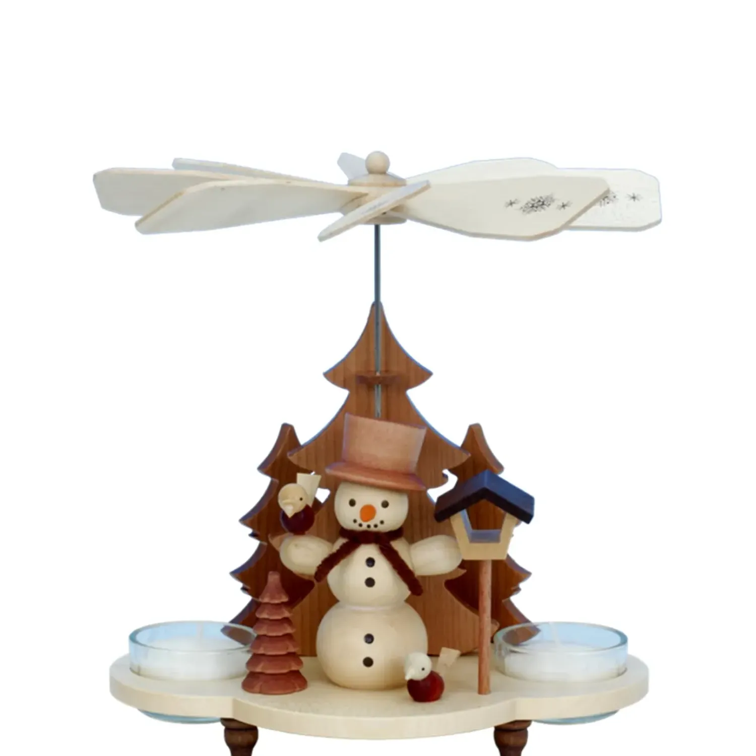 Christian ULBRICHT Teelicht-Pyramide "Schneemann"