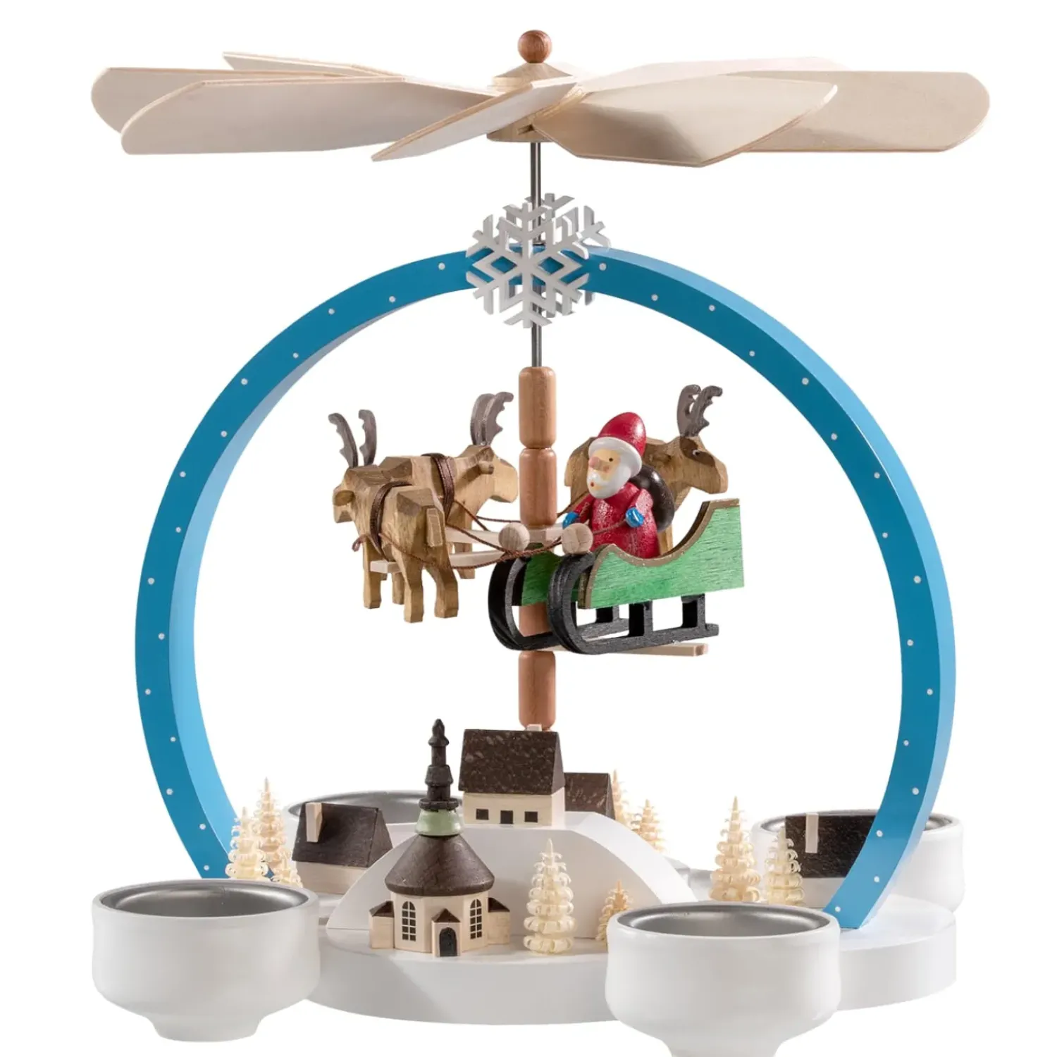 Käthe Wohlfahrt Teelicht-Pyramide Weihnachtszauber Bunt