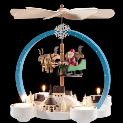 Käthe Wohlfahrt Teelicht-Pyramide Weihnachtszauber Bunt