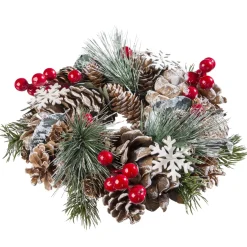 Käthe Wohlfahrt Tur- Oder Tischkranz Mit Roten Fruchten Und Zapfen