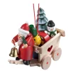 Käthes Original Weihnachtsmann Mit Geschenkewagen