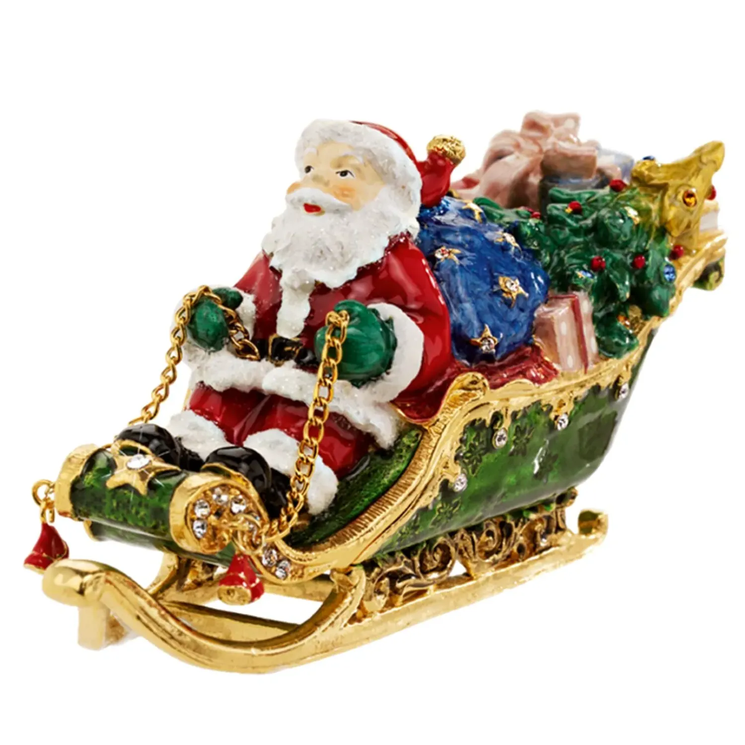 Käthe Wohlfahrt Weihnachtsmann Mit Schlitten, Schatulle