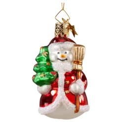 Poesie in Glas Weihnachtsschneemann