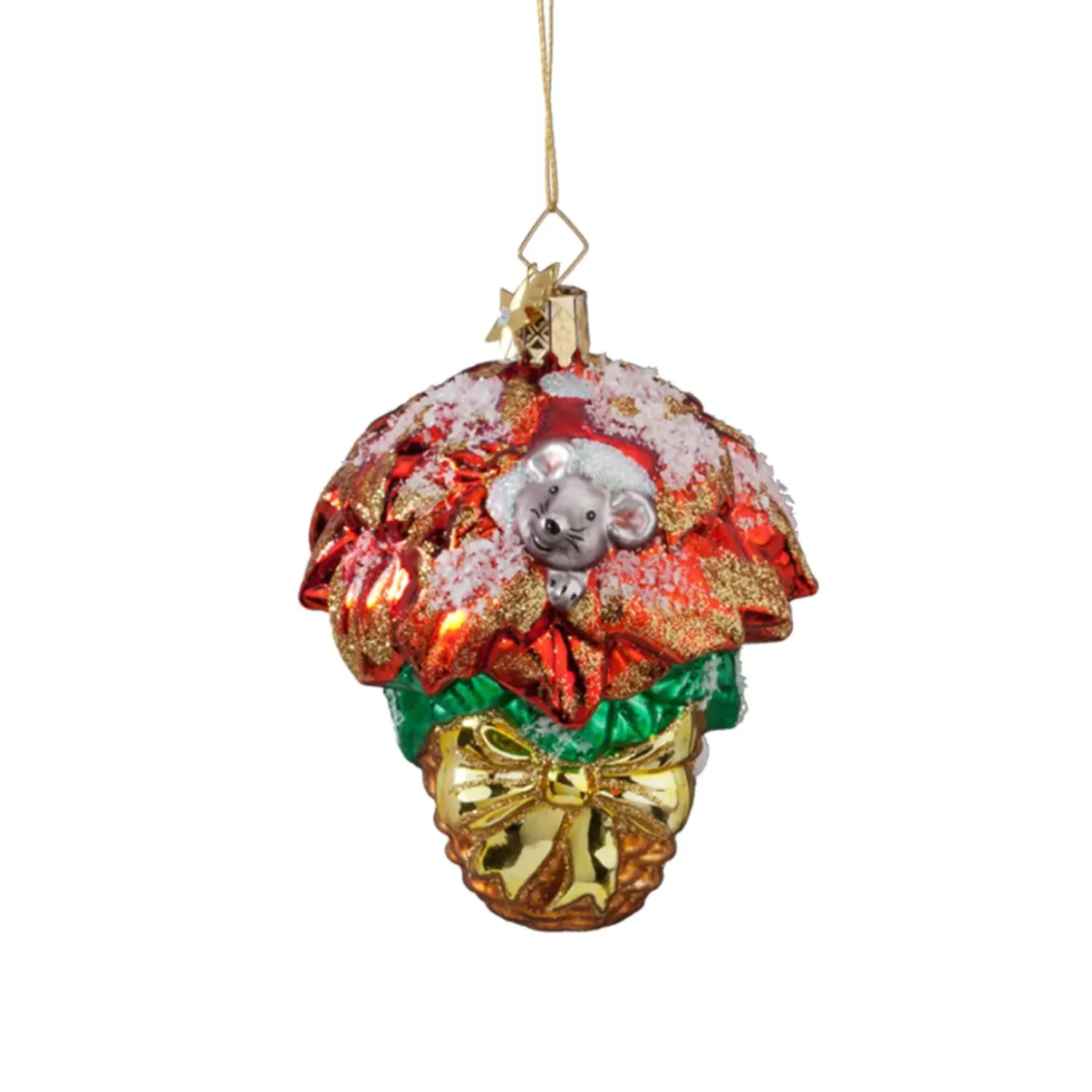 Poesie in Glas Weihnachtsstern