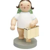 WENDT & KÜHN Weltenbummler, Engel Mit Koffer, Goldedition No11