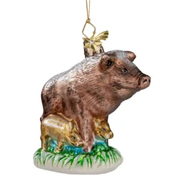 Poesie in Glas Wildschweinfamilie