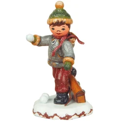 Hubrig Volkskunst Winterkinder Schuljunge