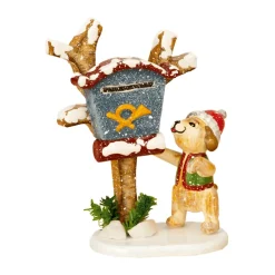 Hubrig Volkskunst Winterkinder Zeitungsbote